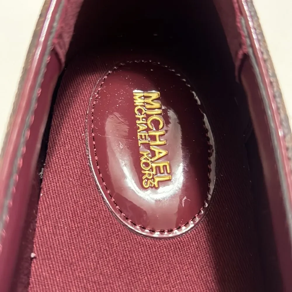 Michael Michael Kors Keaton Leather Slip on Shoes Size 9